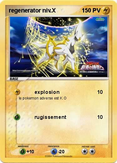 Pokemon regenerator niv.X
