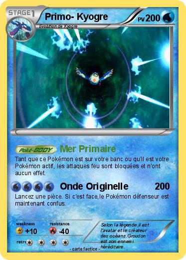 Pokemon Primo- Kyogre
