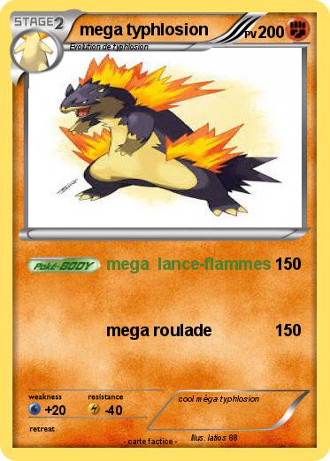 Pokemon mega typhlosion