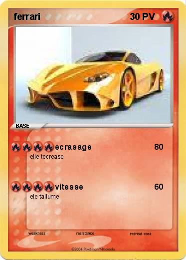 Pokemon ferrari