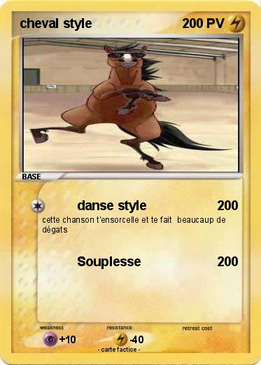 Pokemon cheval style
