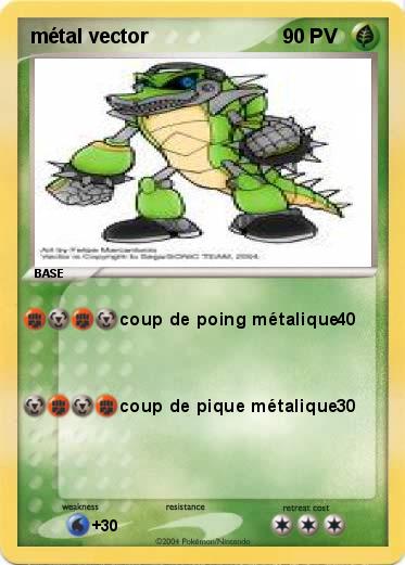 Pokemon métal vector