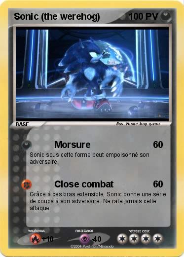 Pokemon Sonic (the werehog)