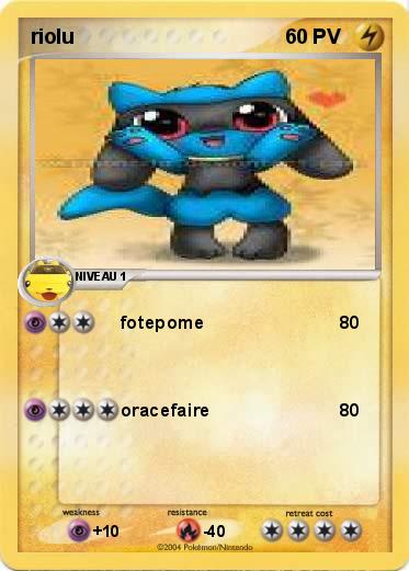 Pokemon riolu