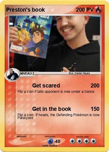 Pokemon Preston's book