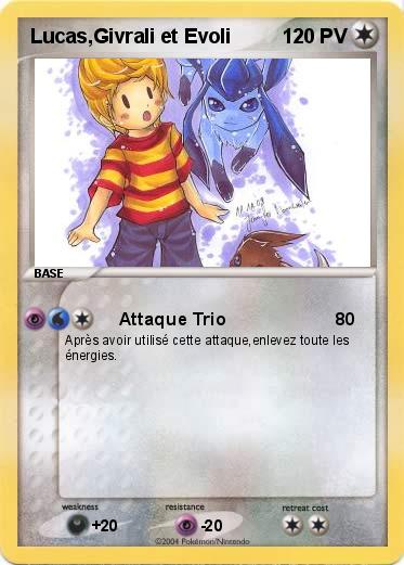 Pokemon Lucas,Givrali et Evoli