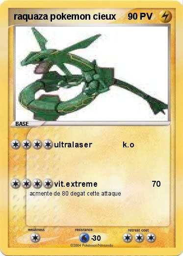 Pokemon raquaza pokemon cieux