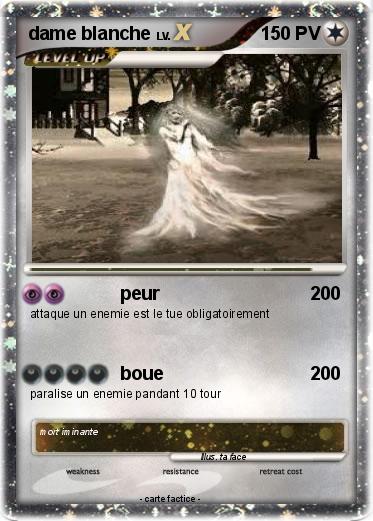 Pokemon dame blanche