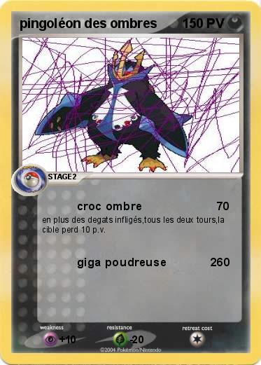 Pokemon pingoléon des ombres