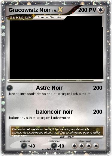 Pokemon Gracowistz Noir