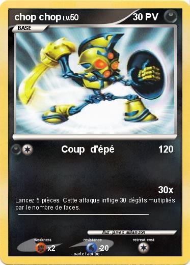 Pokemon chop chop