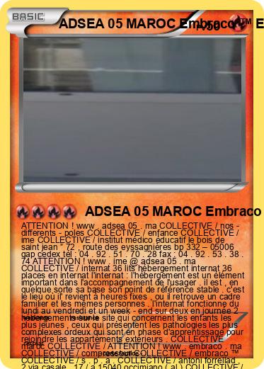 Pokemon ADSEA 05 MAROC Embraco ™ EMT 6152 U COLLECTIVE MAROC UNITÉ A INTERNAT MAROC IME MAROC