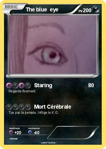 Pokemon The blue  eye