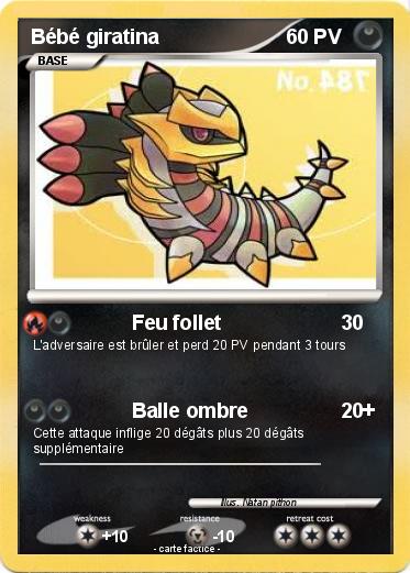 Pokemon Bébé giratina