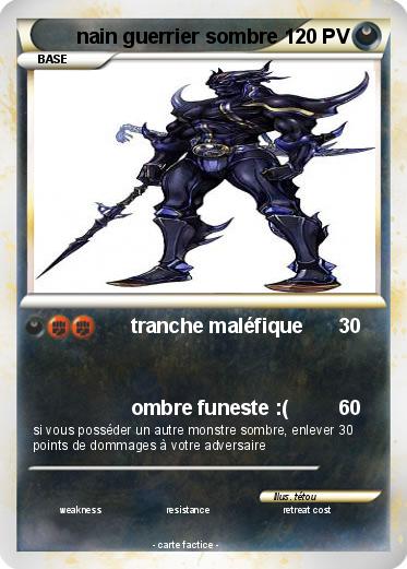 Pokemon nain guerrier sombre