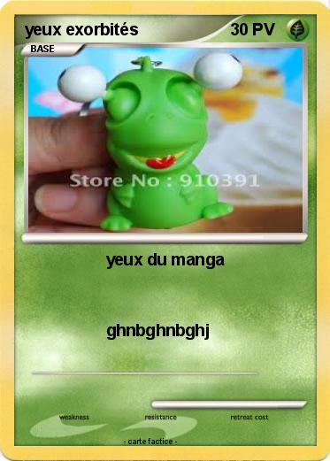 Pokemon yeux exorbités