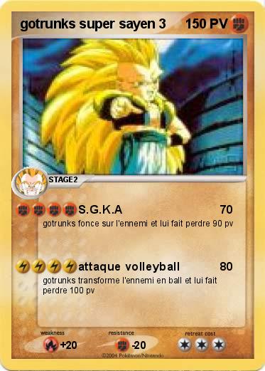 Pokemon gotrunks super sayen 3