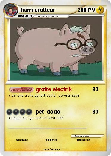 Pokemon harri crotteur