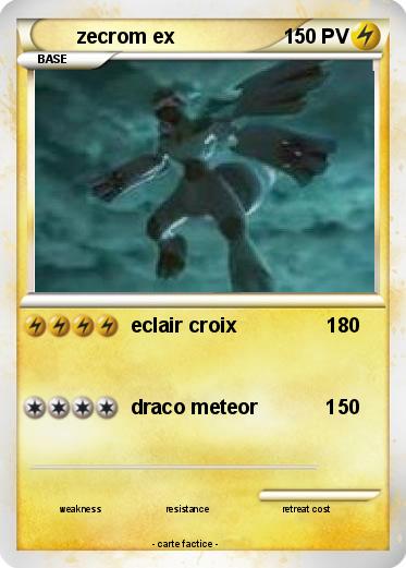 Pokemon zecrom ex