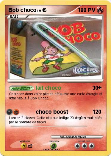 Pokemon Bob choco