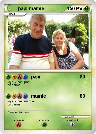 Pokemon papi mamie