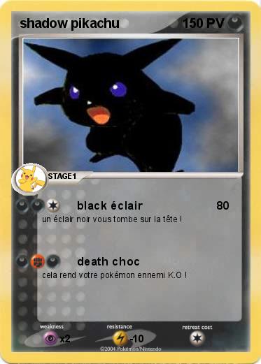 Pokemon shadow pikachu