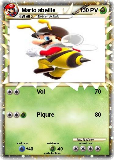 Pokemon Mario abeille