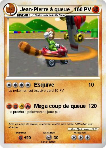 Pokemon Jean-Pierre à queue