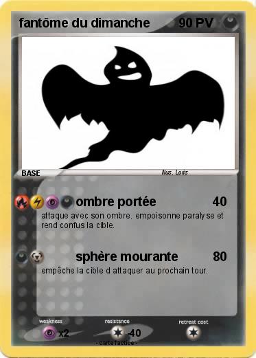 Pokemon fantôme du dimanche