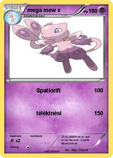 Pokemon mega mew x