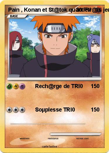 Pokemon Pain , Konan et St@tok quant étr@is jeune