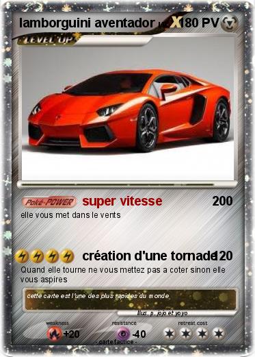 Pokemon lamborguini aventador