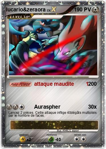 Pokemon lucario&zeraora
