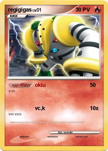Pokemon regigigas