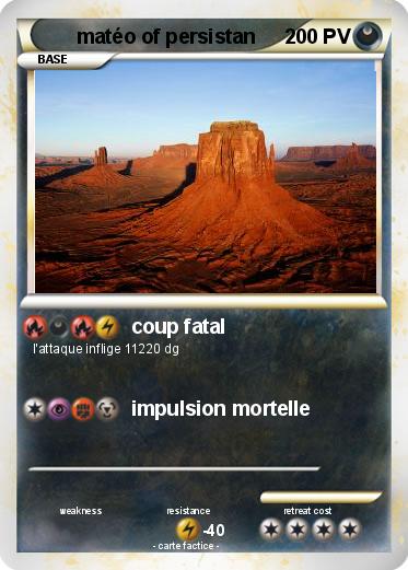 Pokemon matéo of persistan