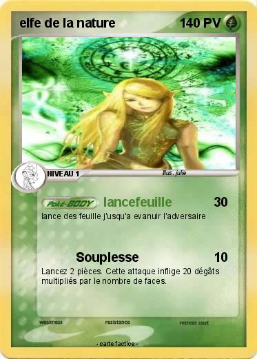 Pokemon elfe de la nature