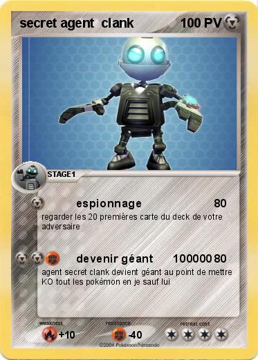 Pokemon secret agent  clank