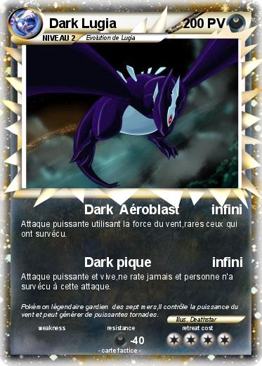 Pokemon Dark Lugia