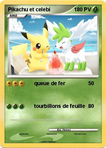 Pokemon Pikachu et celebi