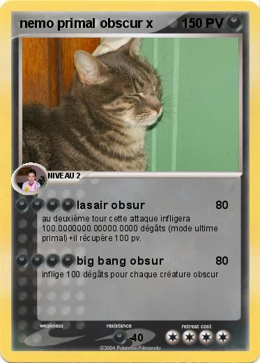 Pokemon nemo primal obscur x