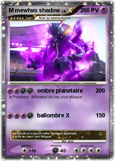 Pokemon M mewtwo shadow