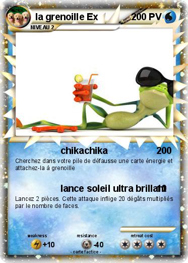 Pokemon la grenoille Ex