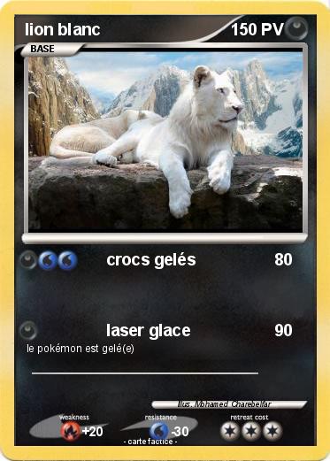 Pokemon lion blanc