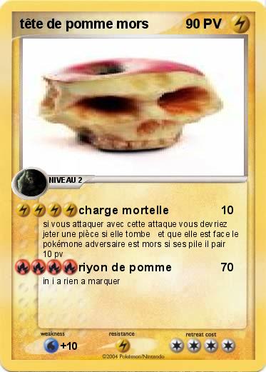 Pokemon tête de pomme mors