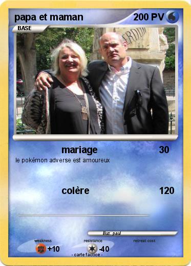 Pokemon papa et maman