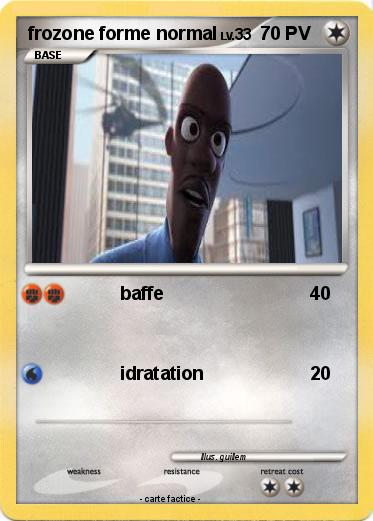 Pokemon frozone forme normal