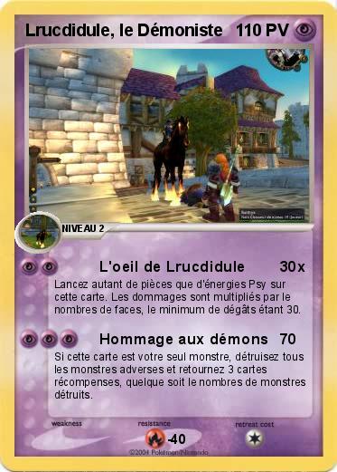 Pokemon Lrucdidule, le Démoniste