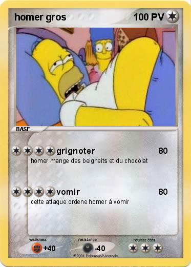 Pokemon homer gros