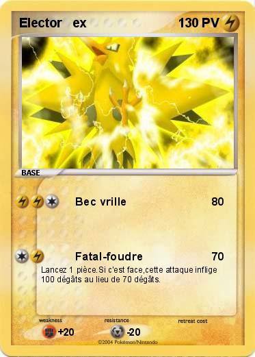Pokemon Elector   ex