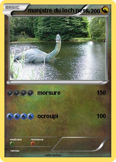 Pokemon monjstre du loch ness